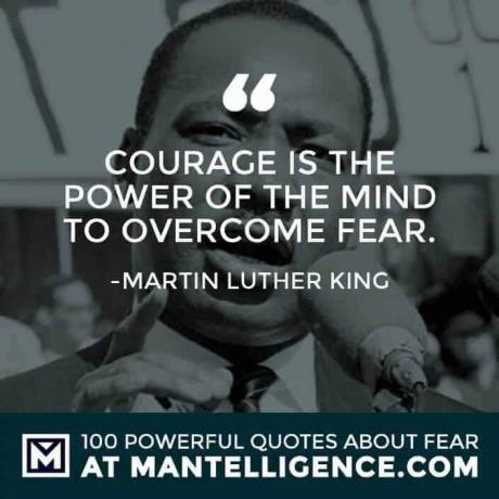 citati o strahu #81 - Hrabrost je moć uma da nadvlada strah.