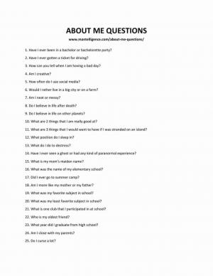 Mais de 83 perguntas boas sobre mim (para: estudantes, trabalho, influenciadores)