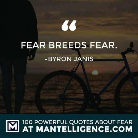 citati o strahu #47 - Strah rađa strah.
