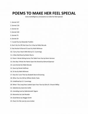 Love Poems for Her: 16 σύντομα ποιήματα που την κάνουν να νιώθει ξεχωριστή